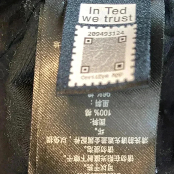 NWT Ted Baker London Inniza Urban Printed Cargo Jacket Ted Size 1 US Size 2 - Picture 10 of 11